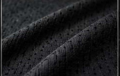 Lightweight breathable moisture-wicking polyester jersey fabric close-up Lightweight breathable moisture-wicking polyester jersey fabric close-up