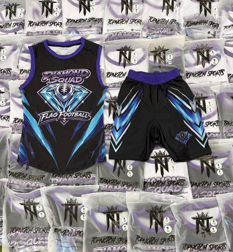 Diamond Squad Black, a real Top Notch custom uniform order Diamond Squad Black, a real Top Notch custom uniform order