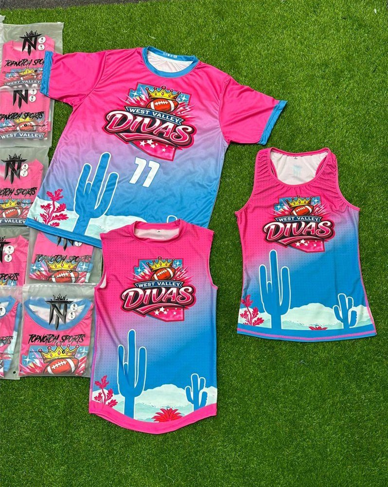 West Valley Divas, a real Top Notch custom uniform order West Valley Divas, a real Top Notch custom uniform order